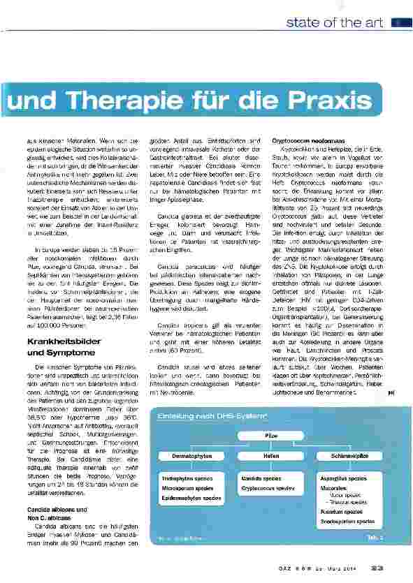Vorschauseite 2: Pilzerkrankungen: Diagnose und Therapie für die Praxis