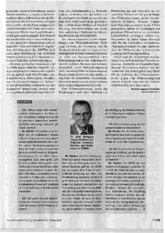 Vorschauseite 3: Bürokratieabbau beim ArbeitsschutzÜber das Ziel hinausgeschossen