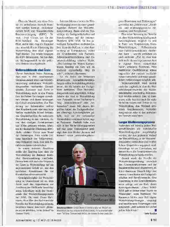 Vorschauseite 2: Weiterbildung in den Praxen fördern