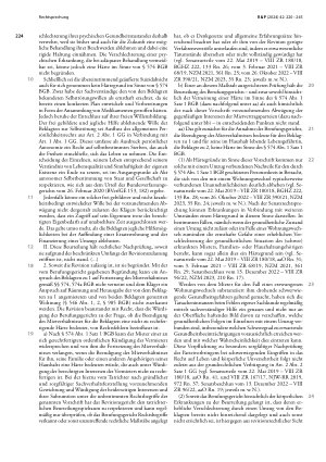 Vorschauseite 2: Eigenbedarfskündigung bei Gefahr eines Suizids des Mieters