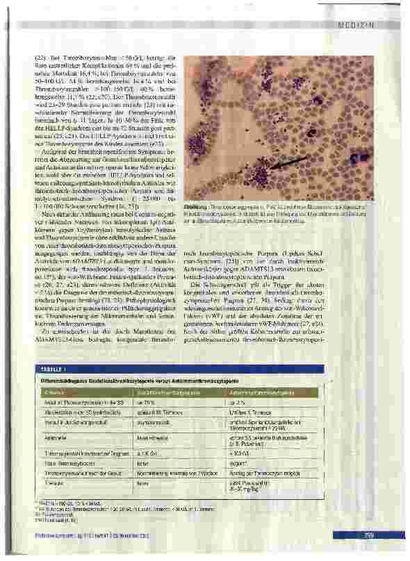Vorschauseite 5: Differenzialdiagnose der Thrombozytopenie in der Schwangerschaft