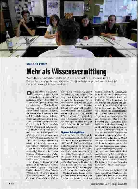 Vorschauseite 1: Mehr als Wissensvermittlung
