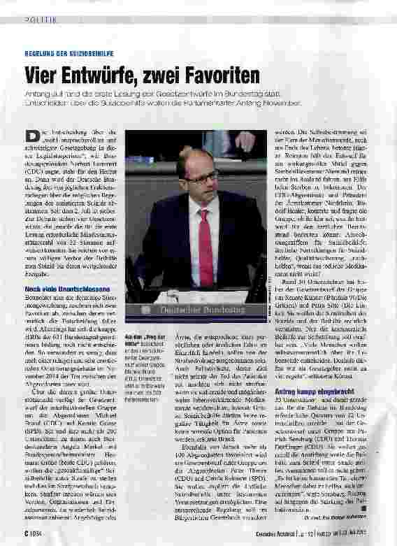 Vorschauseite 1: Vier Entwürfe, zwei Favoriten