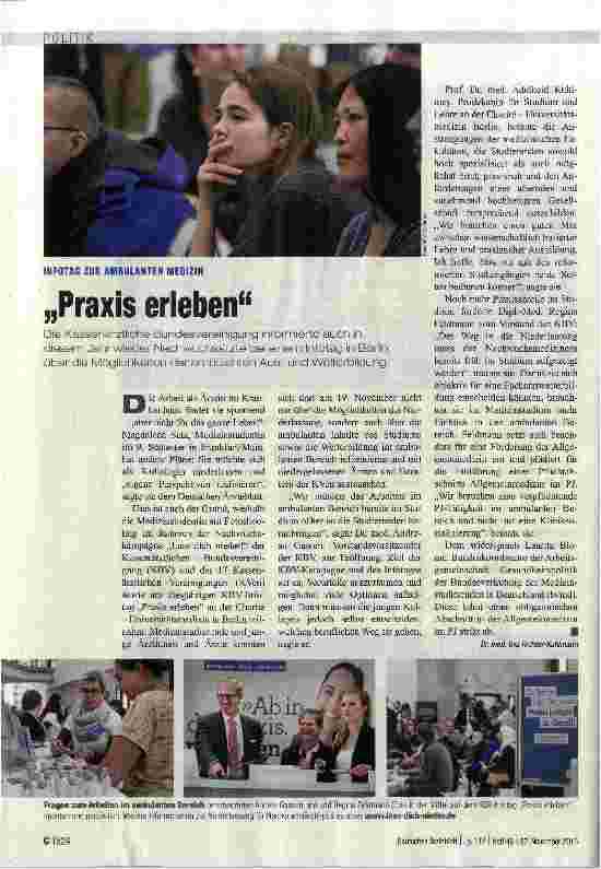 Vorschauseite 1: Praxis erleben