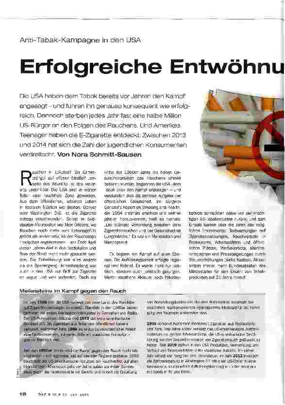 Vorschauseite 1: Erfolgreiche Entwöhnt!