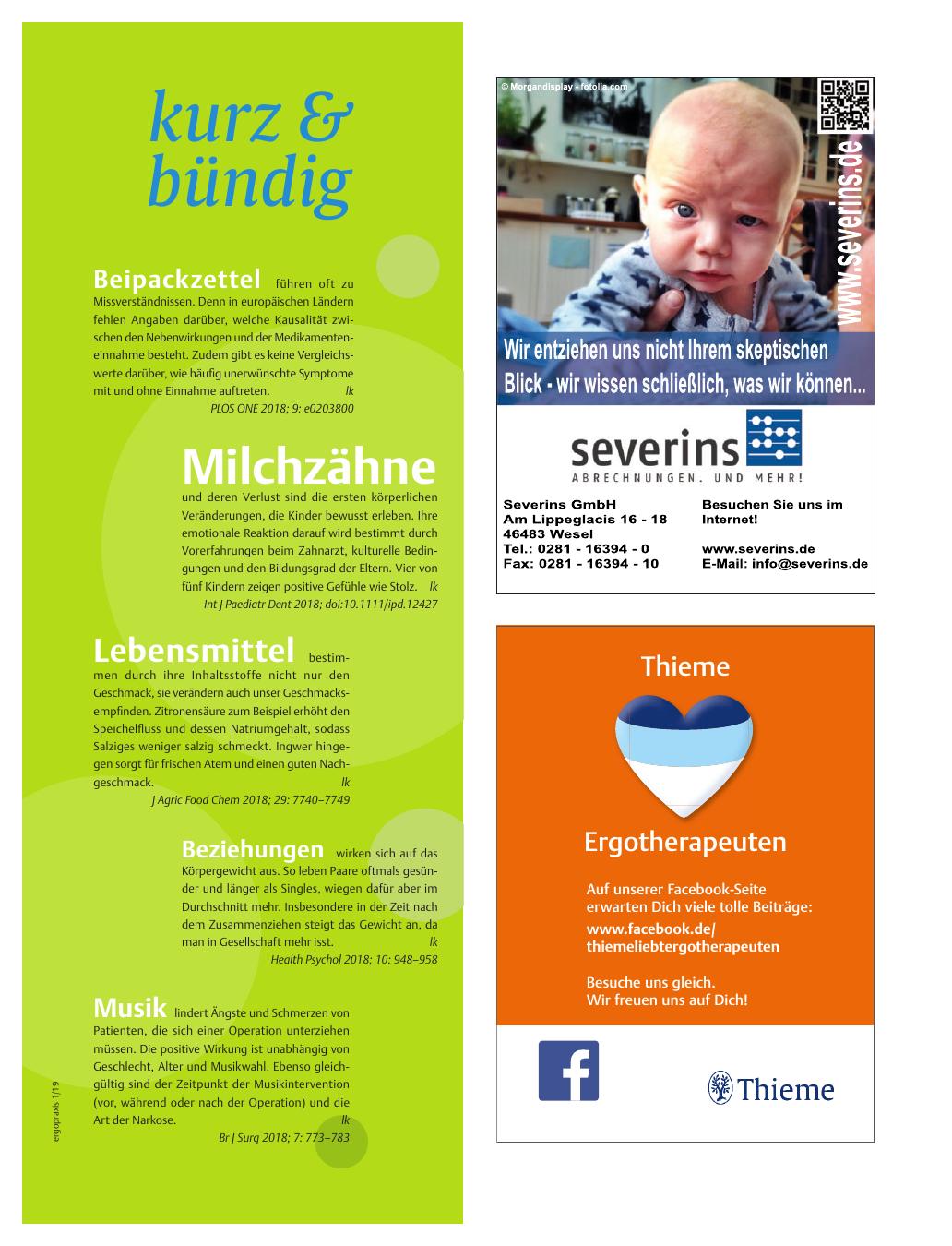 Vorschauseite 1: kurz & bündig