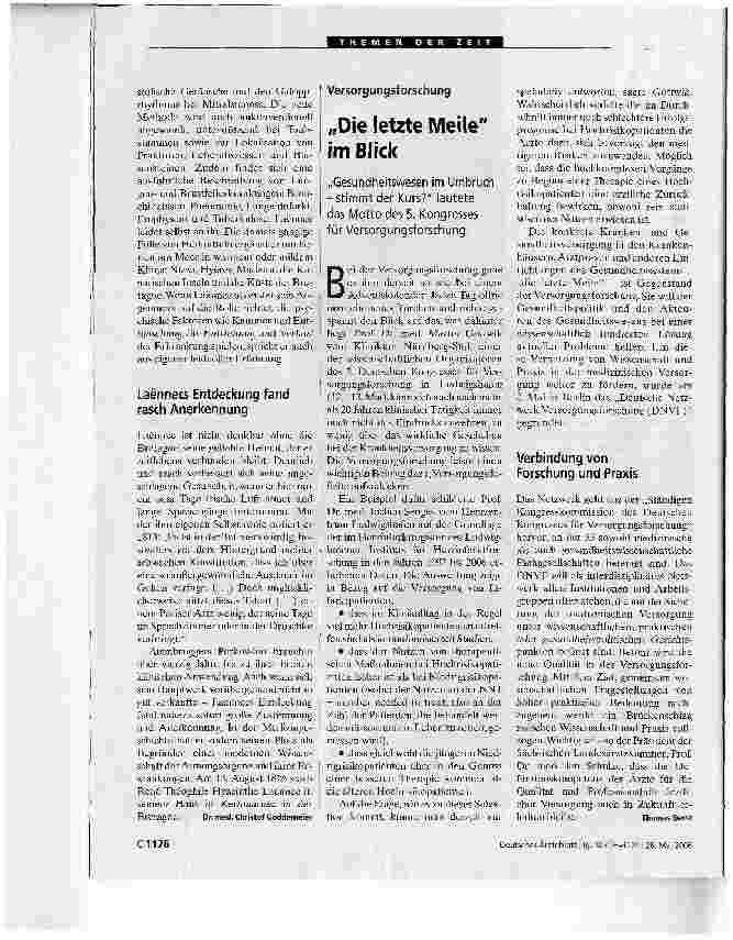Vorschauseite 2: Erfinder des Stethoskops