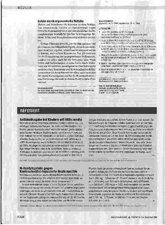 Vorschauseite 2: Arbeitsplatz OP: Realität und Anspruch