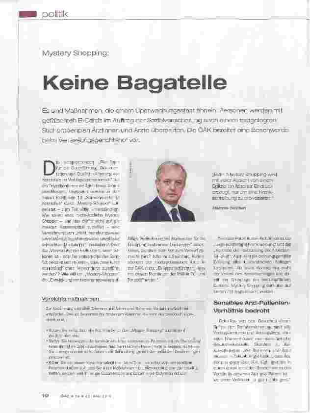 Vorschauseite 1: Keine Bagatelle