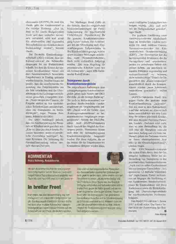 Vorschauseite 2: Individuelle Budgets bleiben