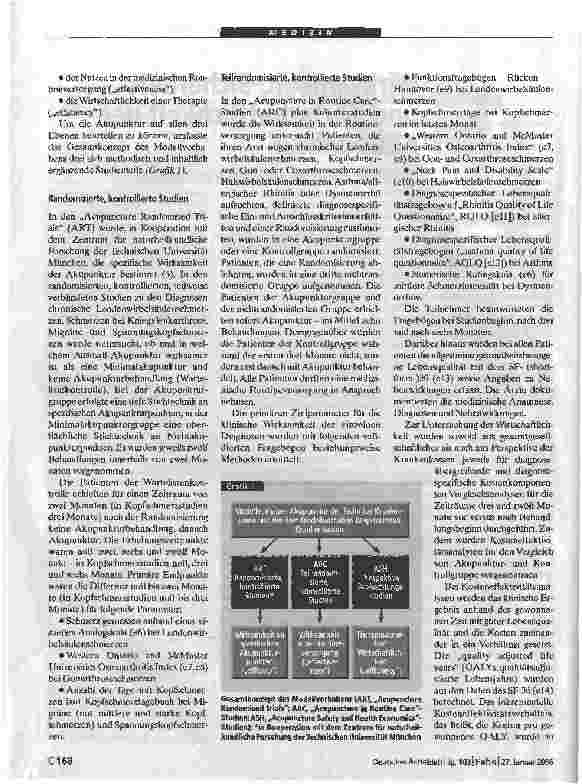 Vorschauseite 2: Wirksamkeit, Sicherheit und Wirtschaftlichkeit der AkupunkturEin Modellvorhaben mit der Techniker Krankenkasse