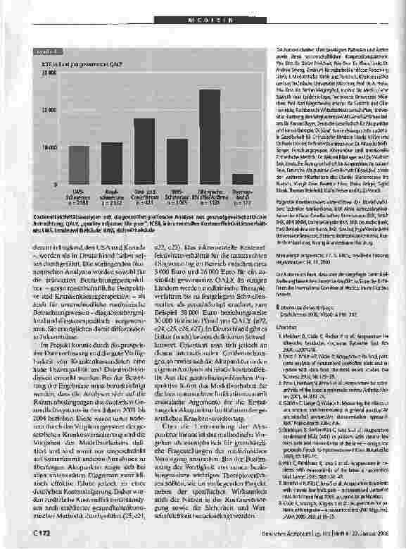 Vorschauseite 6: Wirksamkeit, Sicherheit und Wirtschaftlichkeit der AkupunkturEin Modellvorhaben mit der Techniker Krankenkasse