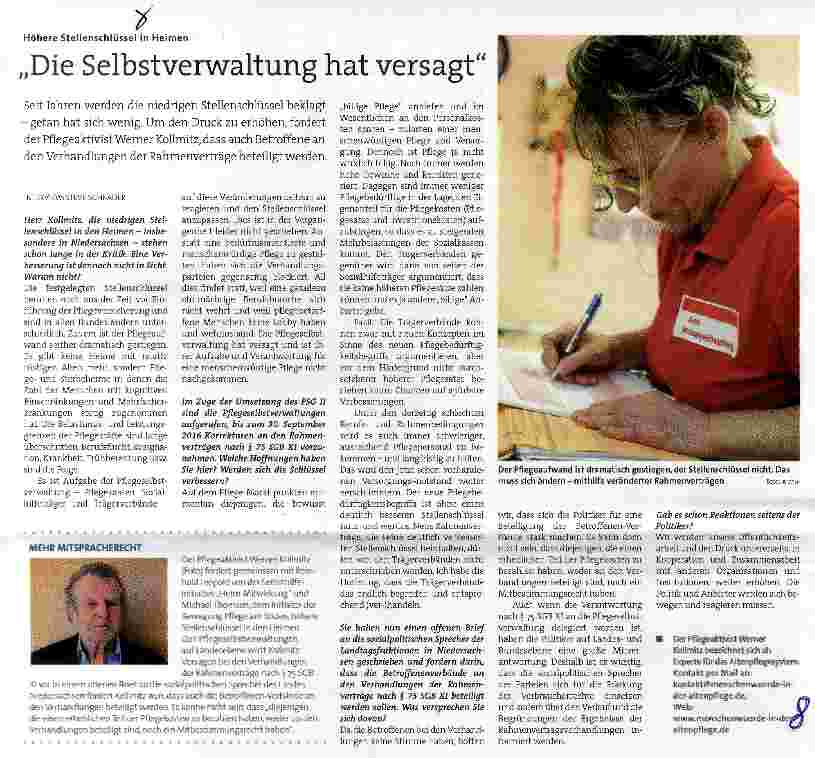 Vorschauseite 1: Die Selbstverwaltung hat versagt