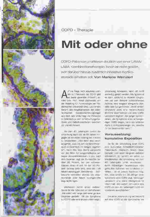 Vorschauseite 1: Mit oder ohne Kortikosteroide?