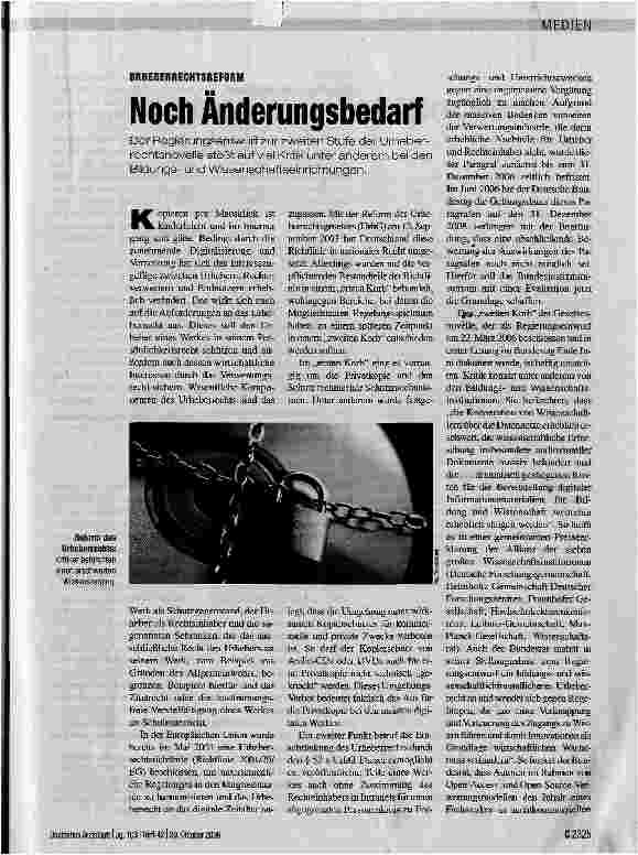 Vorschauseite 1: Noch Änderungsbedarf