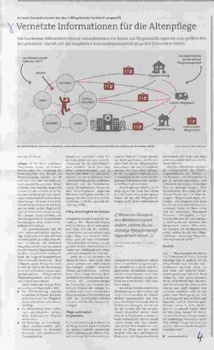 Vorschauseite 1: Vernetzte Informationen für die Altenpflege