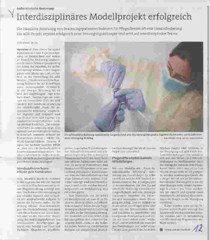 Vorschauseite 1: Interdisziplinäres Modellprojekt erfolgreich