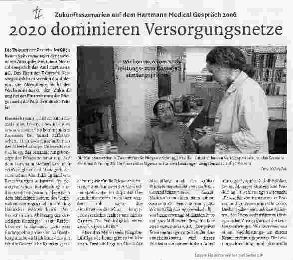 Vorschauseite 1: 2020 dominieren Versorgungsnetze