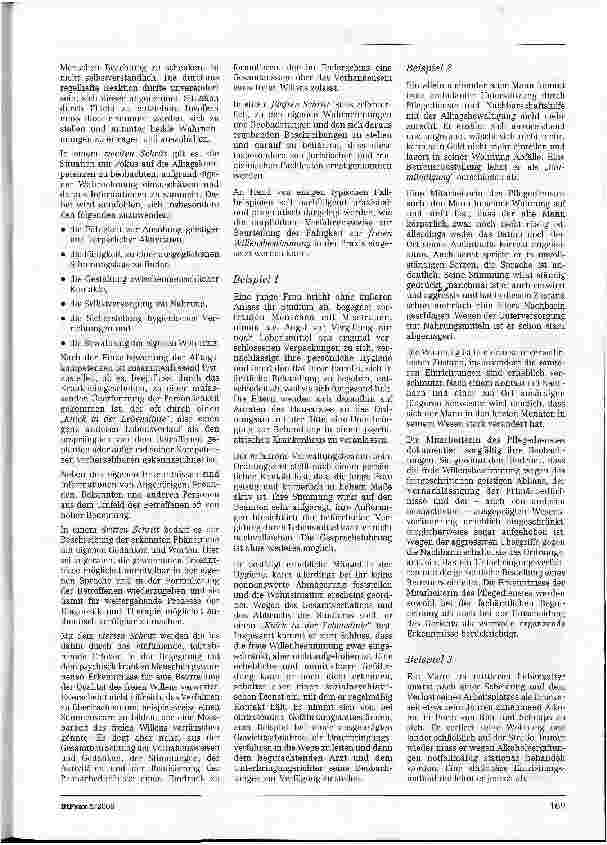 Vorschauseite 3: Wann ist der Wille frei? - Die Laienbeurteilung als Hilfestellung für die rechtliche und medizinische Urteüfindung zu § 1896 Abs. la BGB