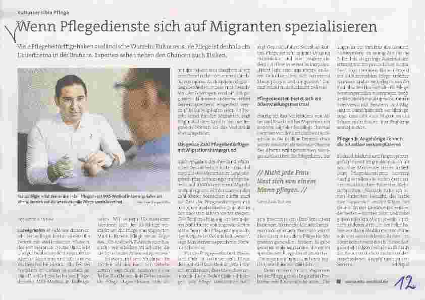 Vorschauseite 1: Wenn Pflegedienste sich auf Migranten spezialisieren