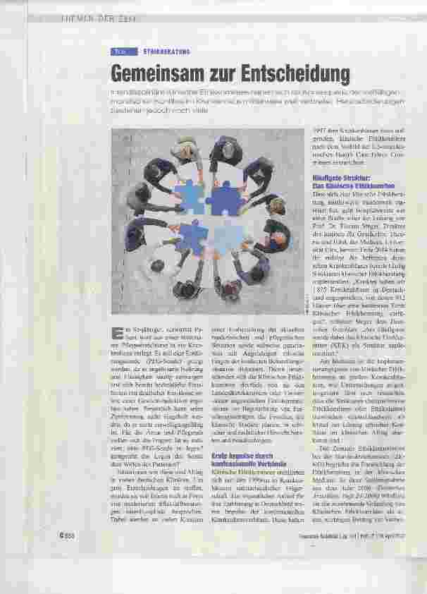 Vorschauseite 1: Gemeinsam zur Entscheidung
