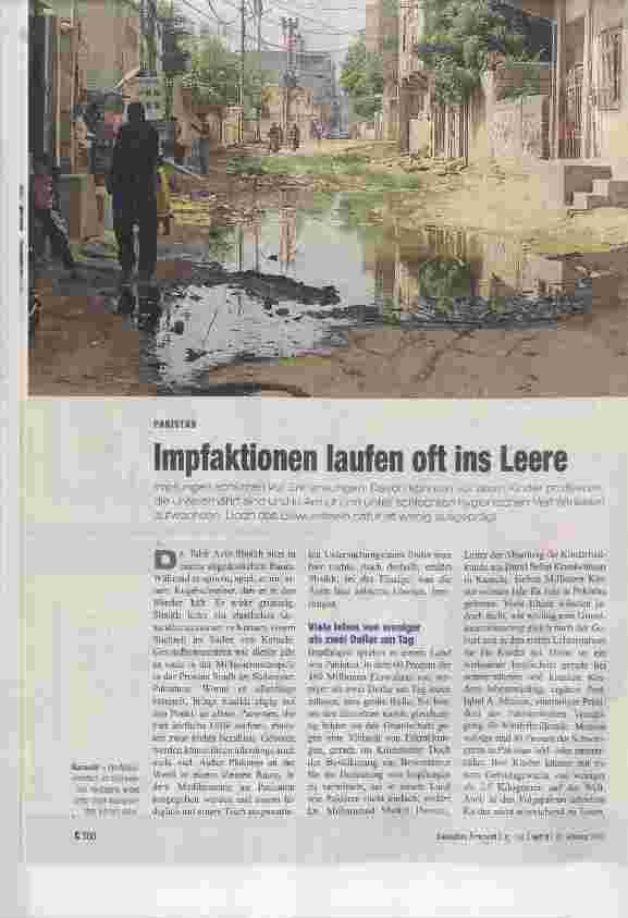 Vorschauseite 1: Impfaktionen laufen oft ins Leere