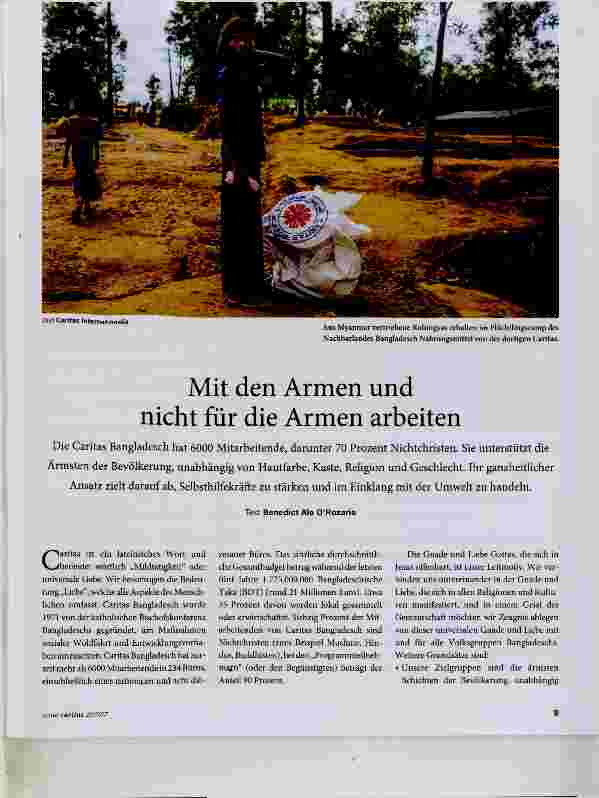 Vorschauseite 1: Mit den Armen und nicht für die Armen arbeiten
