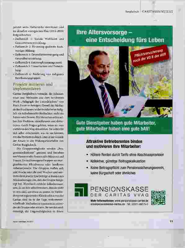 Vorschauseite 3: Mit den Armen und nicht für die Armen arbeiten