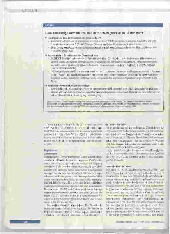 Vorschauseite 2: Cannabinoide in der Schmerzund Palliativmedizin