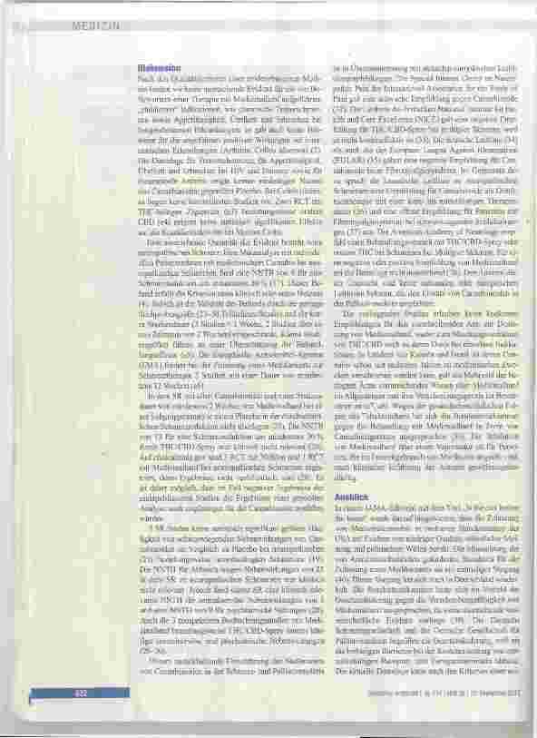 Vorschauseite 6: Cannabinoide in der Schmerzund Palliativmedizin
