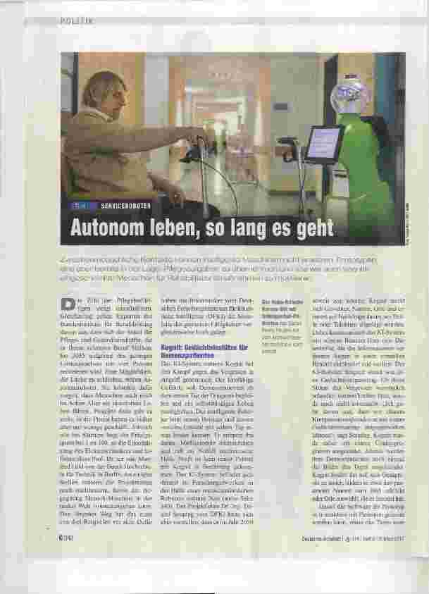 Vorschauseite 1: Autonom leben, so lange es geht