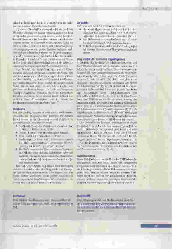 Vorschauseite 2: Latente Hypothyreose des Erwachsenen