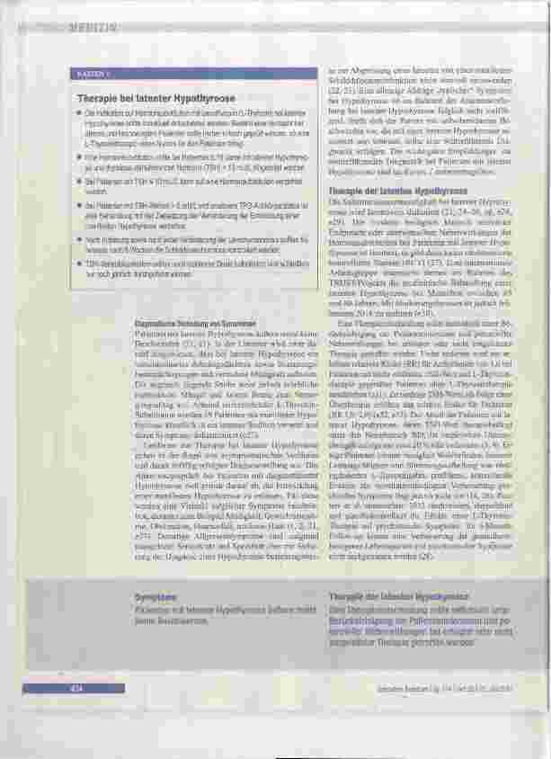 Vorschauseite 5: Latente Hypothyreose des Erwachsenen
