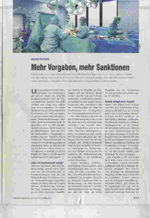 Vorschauseite 1: Mehr Vorgaben, mehr Sanktionen