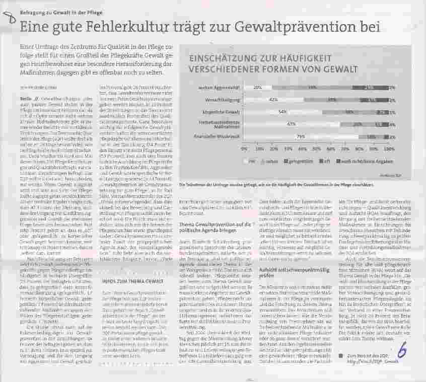 Vorschauseite 1: Eine gute Fehlerkultur trägt zur Gewaltprävention bei