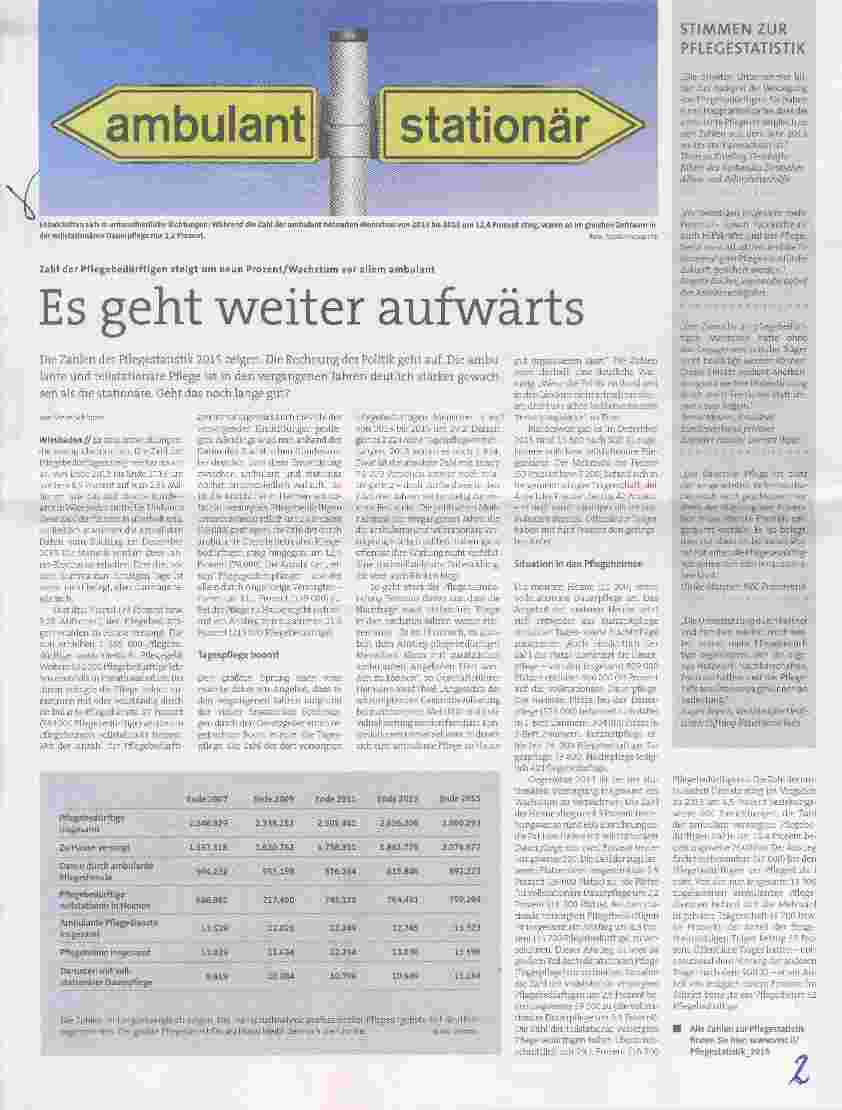 Vorschauseite 1: Es geht weiter aufwärts