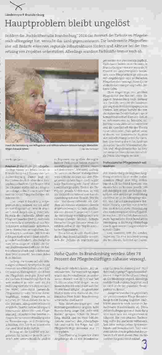 Vorschauseite 1: Hauptproblem bleibt ungelöst