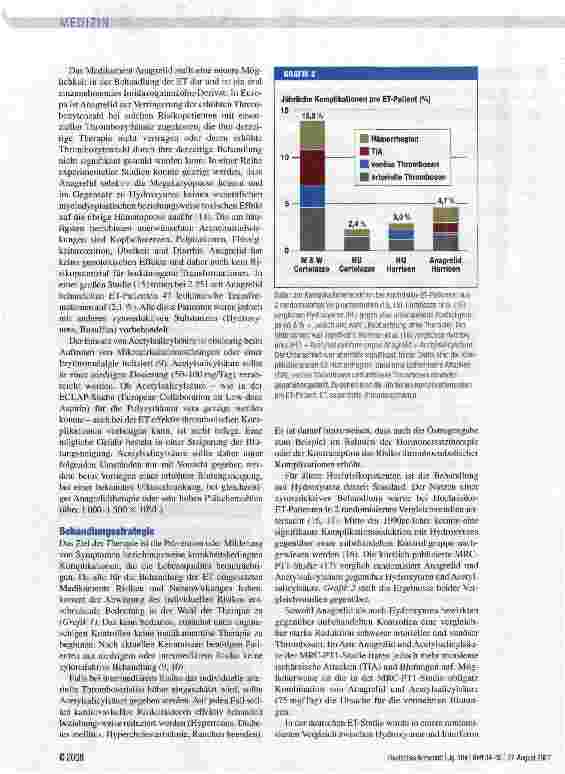 Vorschauseite 5: Essenzielle Thrombozythämie