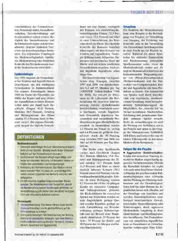 Vorschauseite 2: Risiken für Psyche und Körper