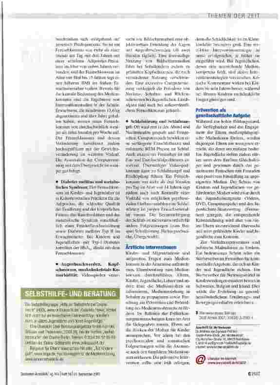 Vorschauseite 4: Risiken für Psyche und Körper