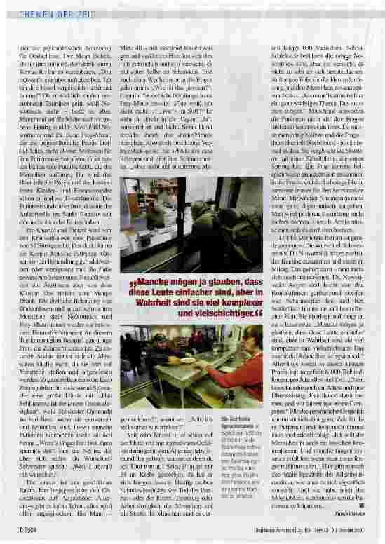 Vorschauseite 2: Bitte nüchtern zur Blutabnahme erscheinen