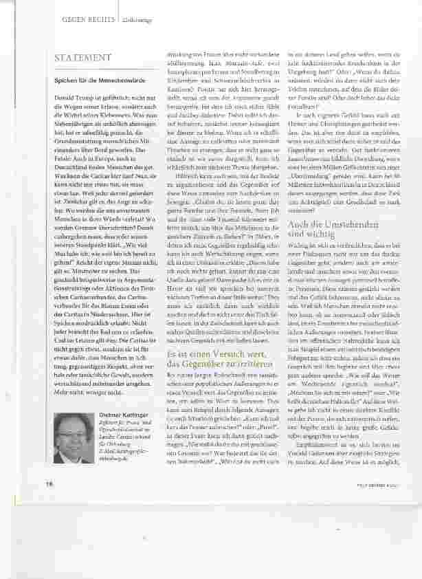 Vorschauseite 3: Klappe halten oder Mund aufmachen?