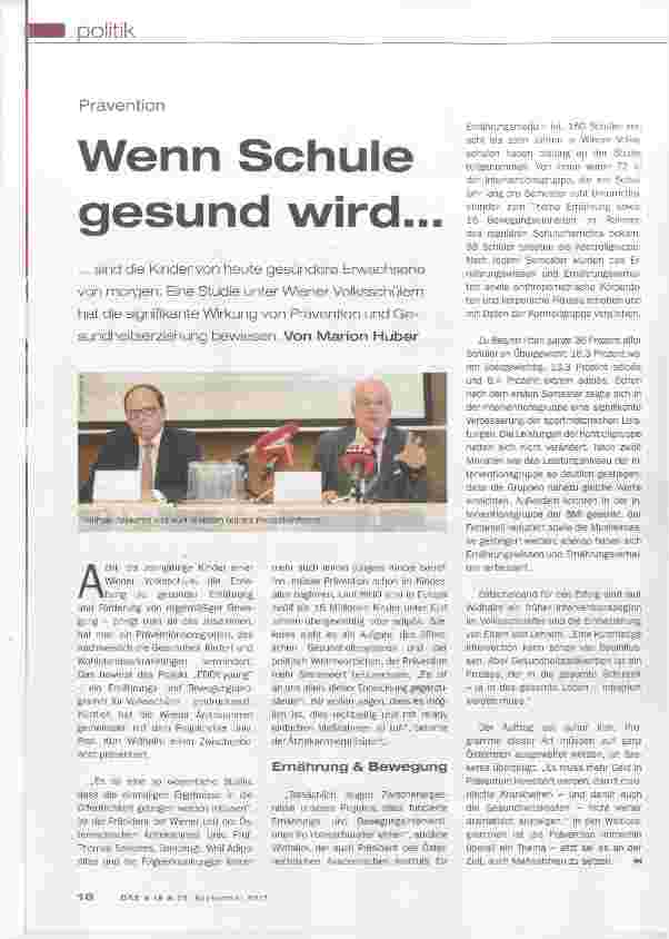 Vorschauseite 1: Wenn Schule gesund wird..