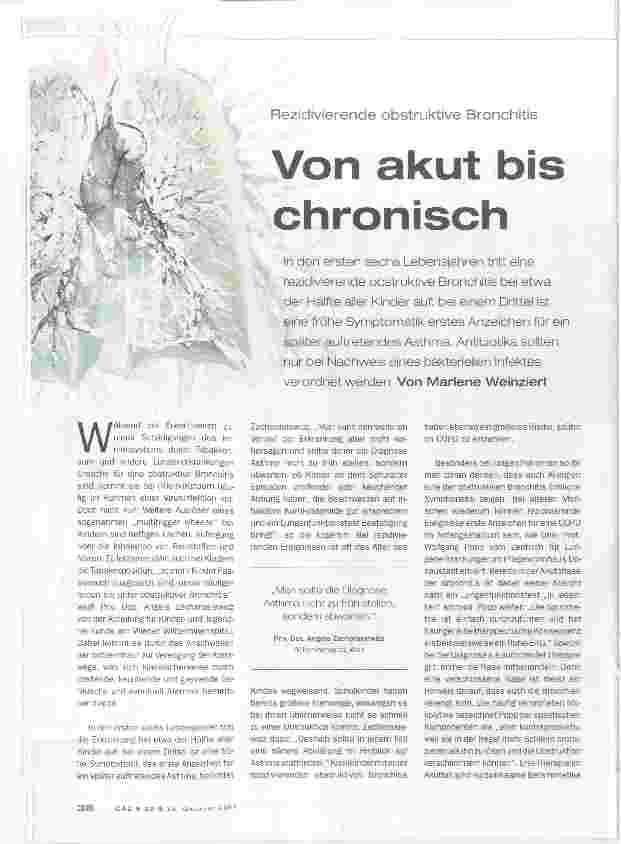 Vorschauseite 1: Von akut bis chronisch