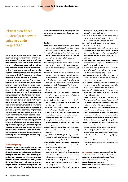Vorschauseite 5: Mit der Mutterstimme fängt alles an.