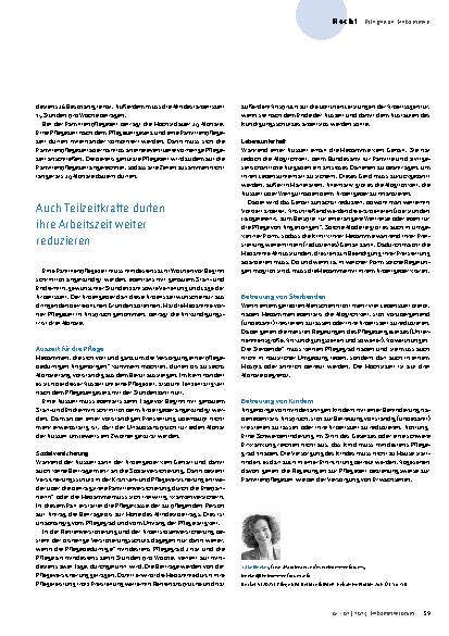 Vorschauseite 4: Pflege und Beruf verbinden