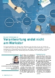 Vorschauseite 1: Verantwortung endet nicht am Werkstor.