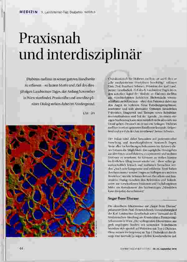 Vorschauseite 1: Praxisnah und interdisziplinär