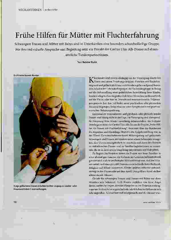 Vorschauseite 1: Frühe Hilfen für Mütter mit Fluchterfahrung