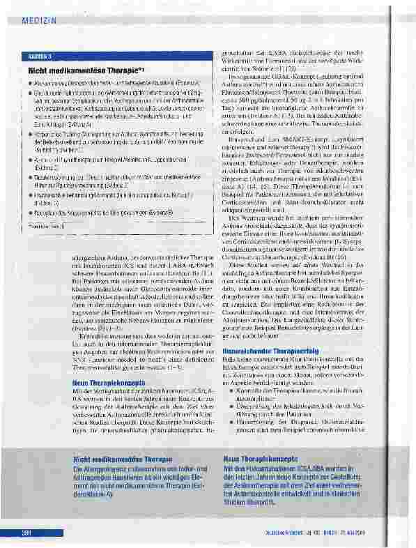 Vorschauseite 6: Asthma bronchiale - Diagnostik und Therapie im Erwachsenenalter